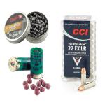 Munitions tir de loisir, 22LR, Plombs 4,5mm et 9mm Flobert