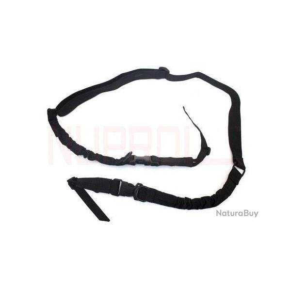 Sangle 2 points Bungee 1000 noire Nuprol