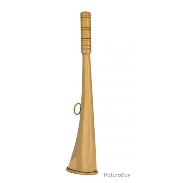 Corne plate Compi�gne 16 cm laiton poli 