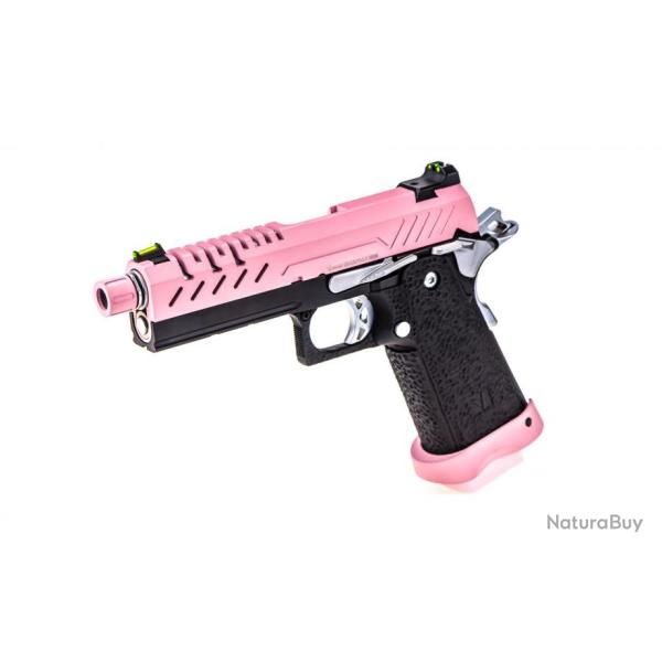 R�plique GBB gaz Hi-Capa 4.3 Noir / Rose 0,9J - VORSK