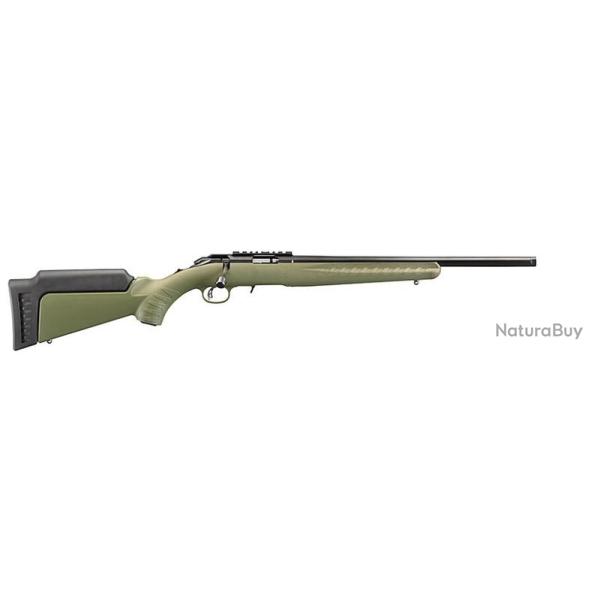 Carabine Ruger American Rimfire Cal.22lr - chargeur 10 coups - canon de 46cm filet 1/2-28" verte