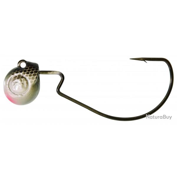 T�te plomb�e Gunki G'tex natural black 21 gr 5/0