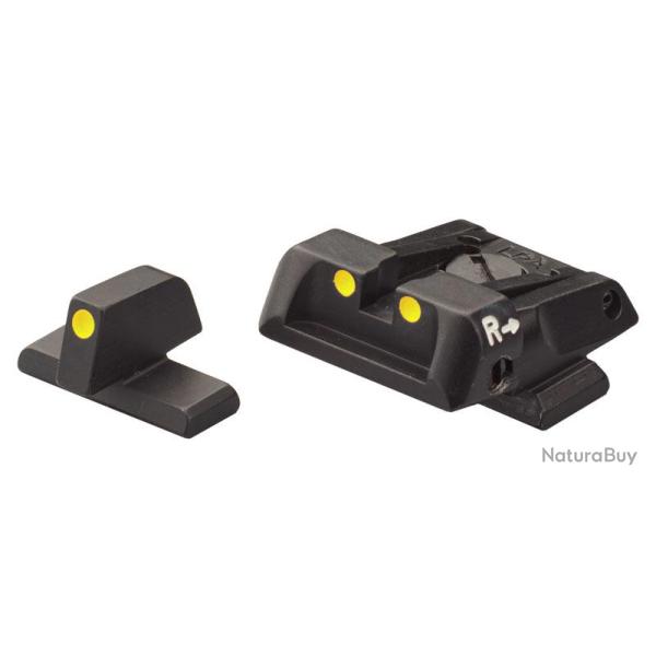 Hausse et guidon  pigment lumineux LPA - Pour Beretta APX