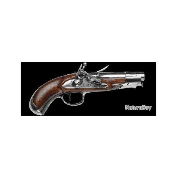 Pistolet An IX Gendarmerie � silex cal.15,2 mm