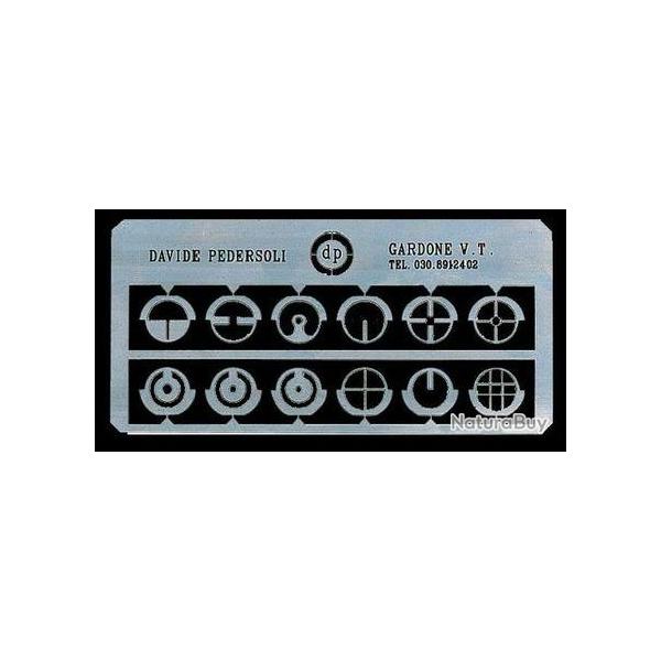 Kit 12 inserts interchangeables - Davide Pedersoli