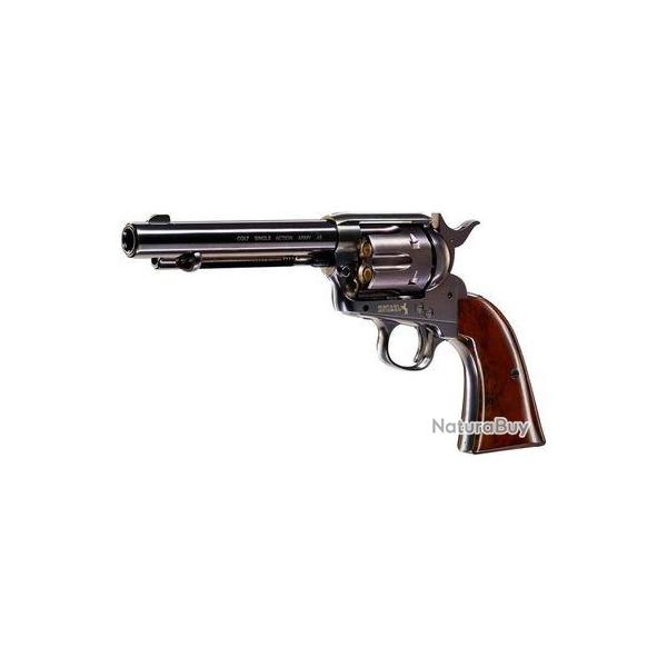 Revolver Colt Simple Action Army 45 bleui  diabolos cal. 4.5 mm