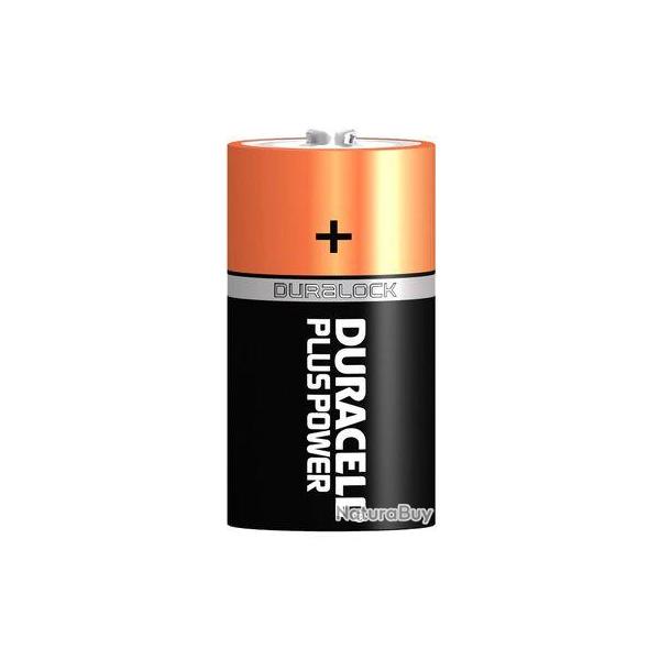 Piles alcalines D LR20 1,5 volt  Duracell 