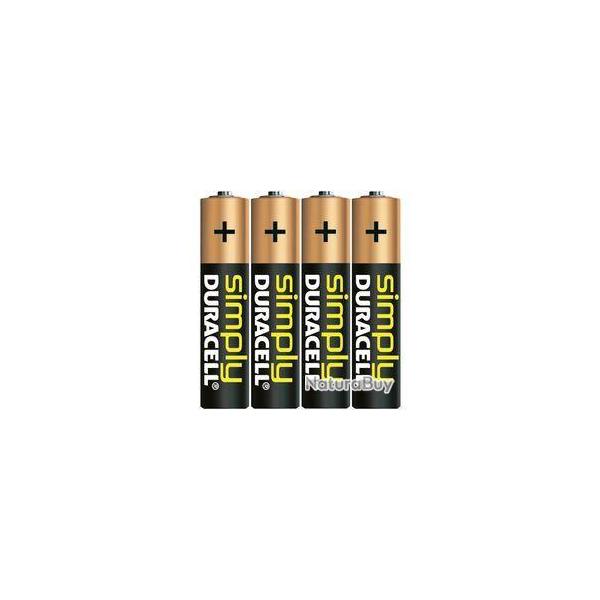 Piles alcalines AAA LR03 1,5 volt  Duracell 