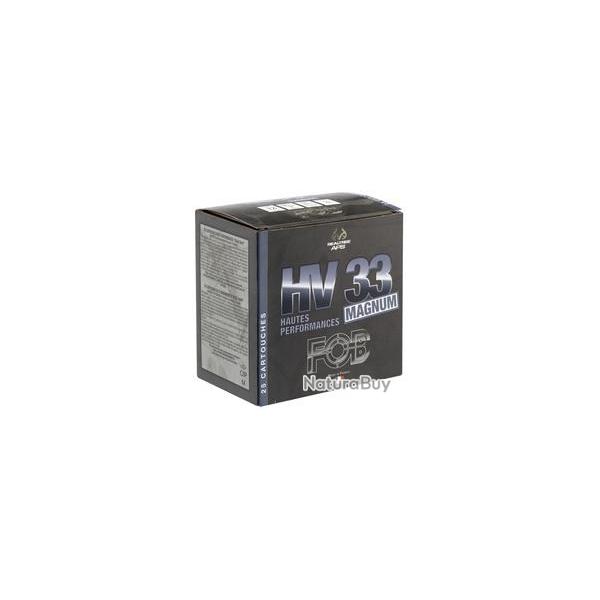 Cartouches Fob HV 33 Acier haute performance Magnum - Cal. 12/76
