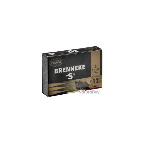 Cartouche Prevot  balle Brenneke ''S'' magnum - Cal. 12/76