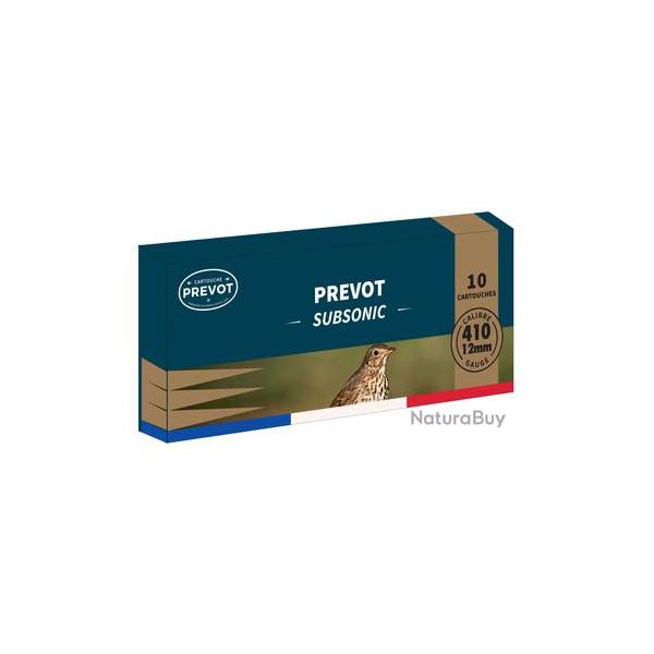 Cartouches Prevot balles Wonder Subsonique - Cal. 410/76