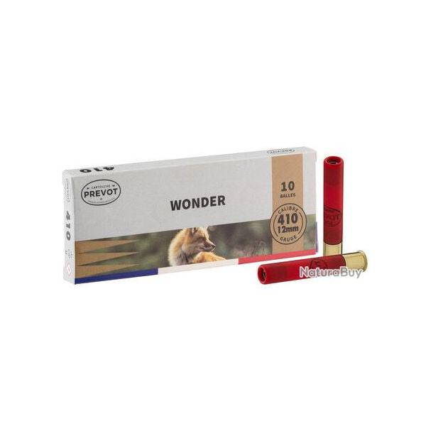 Cartouches Prevot balles wonder - Cal. 410/76 
