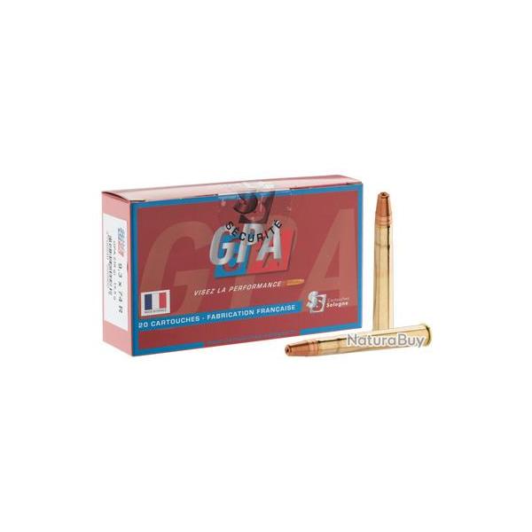 Cartouches Sologne 9.3 x 74 R  balle GPA 