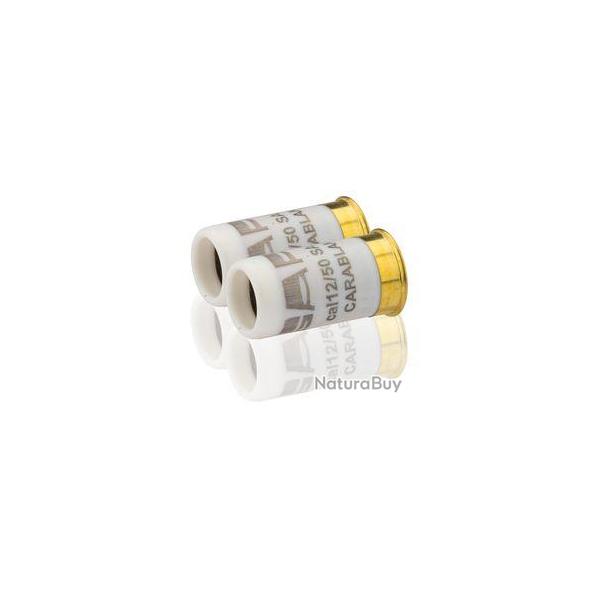 Cartouches  blanc cal. 12/50