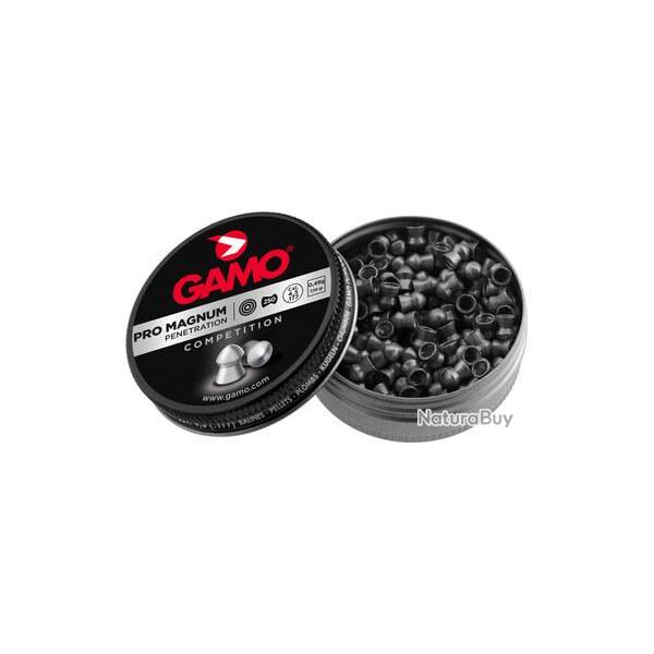 Plombs Pro Magnum Gamo tte pointue calibre 4,5 mm