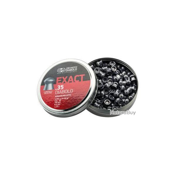 Plombs Exact tte ronde 9 mm (Cal. 35)