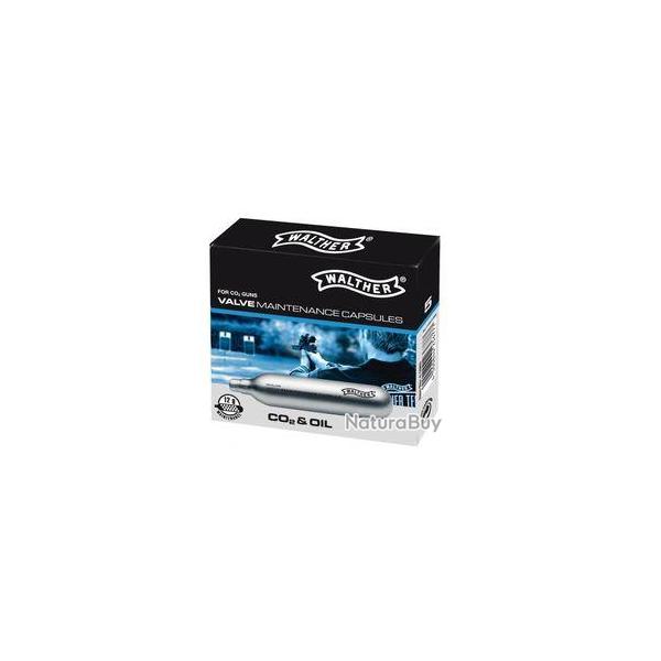 5 capsules de nettoyage CO2 12 g Walther