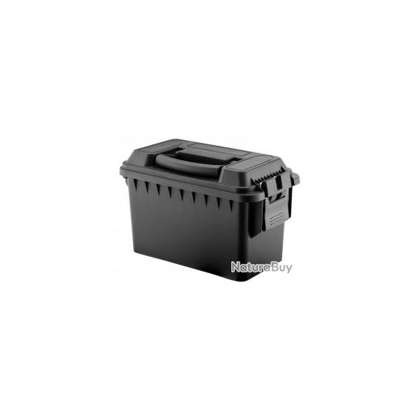 Caisse munition polymre cal.50 noir 30X16X17.5 cm