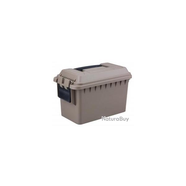 Caisse munition polymre cal.50 TAN 30X16X17.5 cm