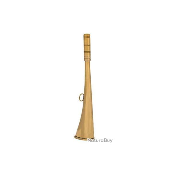 Corne plate Compi�gne 12 cm laiton poli 