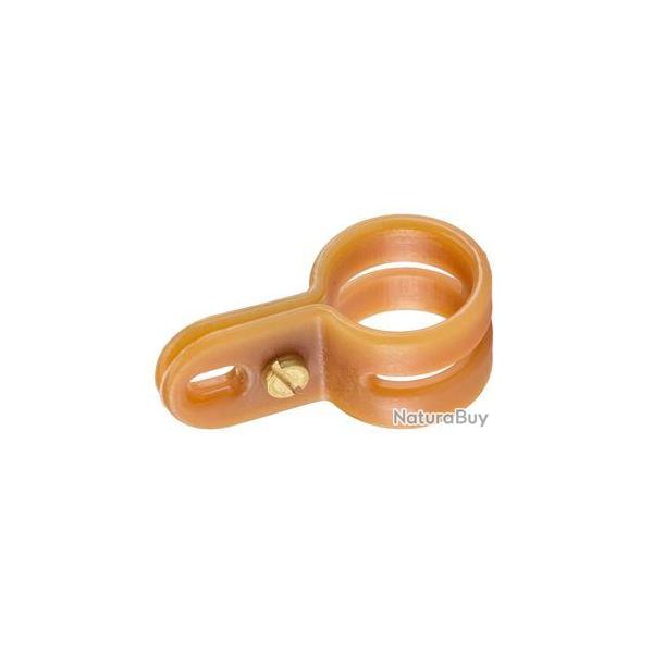 Bague d'attache en plastique � vis oie 16 mm - Brun