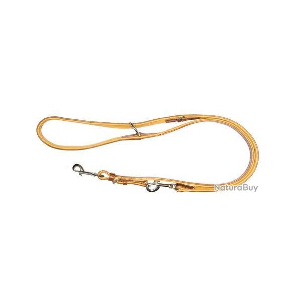 Laisse de dressage Country Sellerie en cuir marron