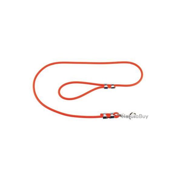 Laisse 1,20 m Helen Baud orange pour chien 