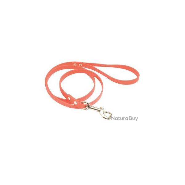 Laisse 1,20 m Country Biothane orange fluo