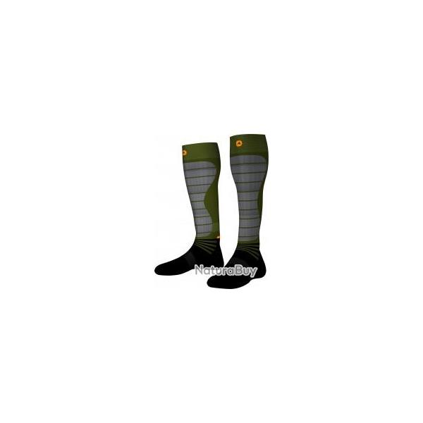 Chaussettes Monnet Hunting Expert kaki P. 39  P.45