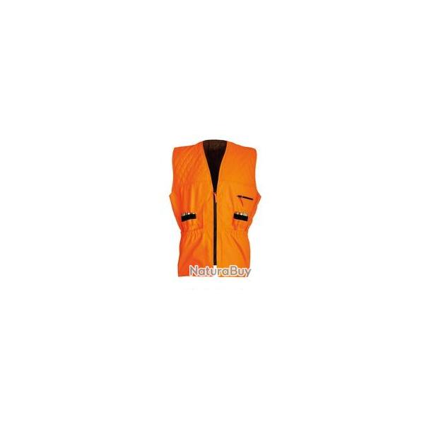 Gilet de traque matelass� fluo