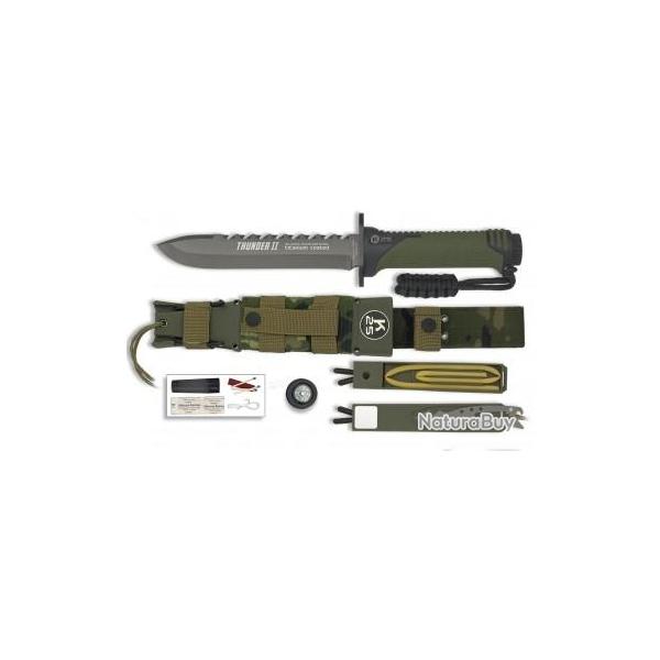 Couteau K25 Thunder II camo vert
