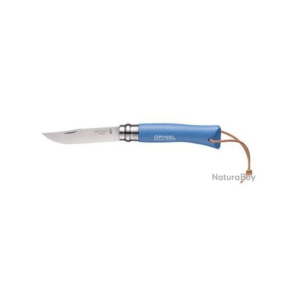 Couteau Opinel couleur numro 7 Bleu azur