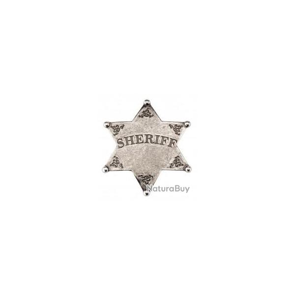 Etoile de sherif grise