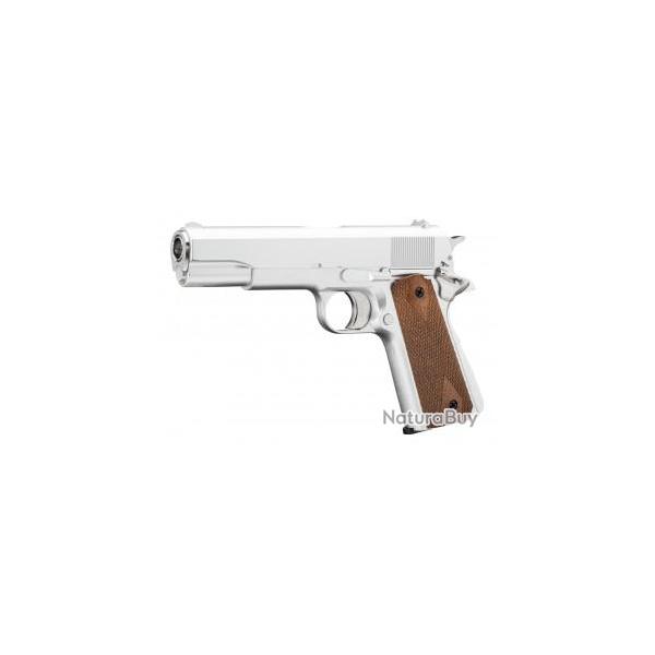 Rplique GNB Gaz 1911 0,5J silver - HFC