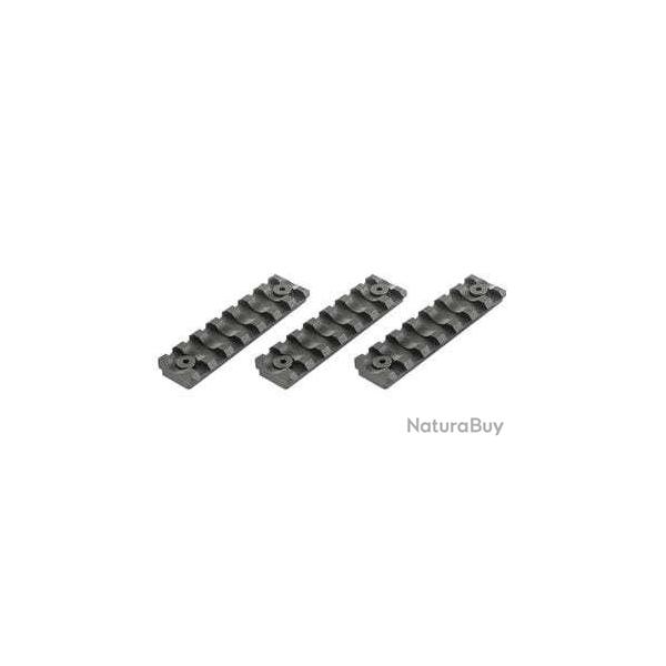 Kit de 3 rails Picatinny qrs keymod 7 slots - VFC