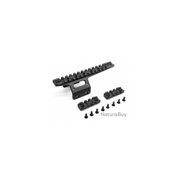Front rail set noir Action Army pour AAC T10