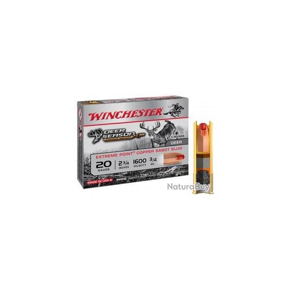 Cartouche Winchester DEER SEASON lead free - Cal 20/70