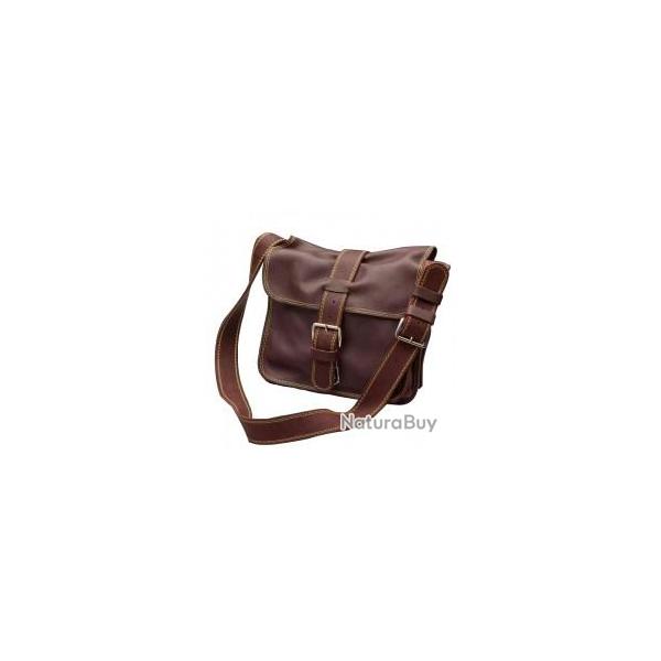 Musette de chasse en cuir Pedersoli