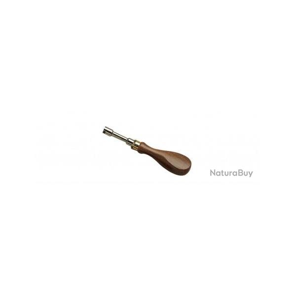 Cl� � chemin�e avec manche en bois 