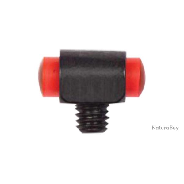 Guidon plein lumineux rouge 3x8mm pour filetage 3,5mm