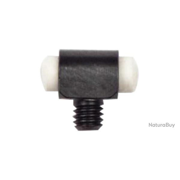 Guidon plein blanc 3x8mm pour filetage 3,5mm