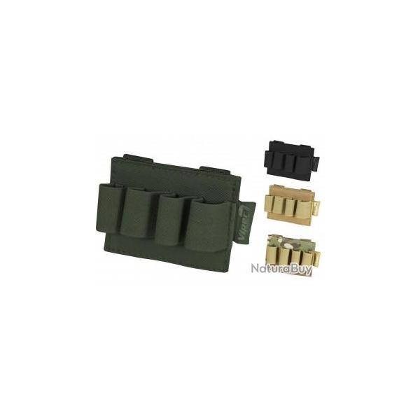  Porte cartouche Molle 4 emplacements Viper NOIR
