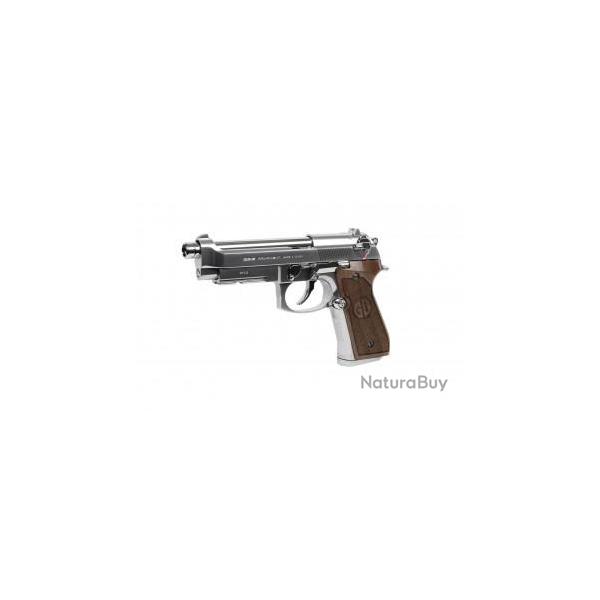 Edition limit�e r�plique GBB pistolet GPM92 GP2 gaz 0,9J Silver et bois - SILVER