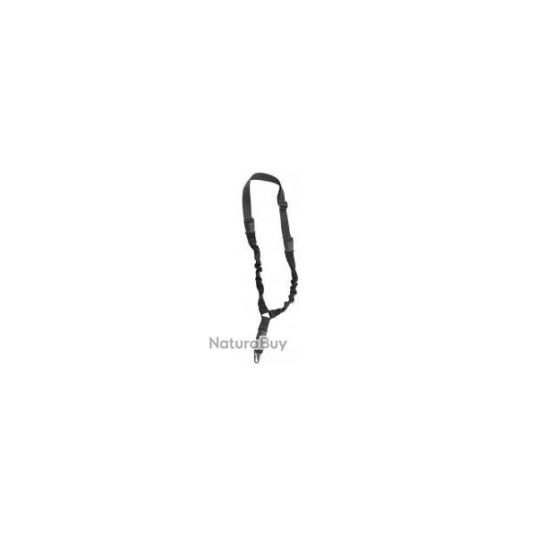 Sangle 1 point dgrafable avec attache crocodile Noire