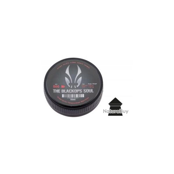 Plombs The Black Ops Soul BO Manufacture  tte pointue calibre 4,5 mm