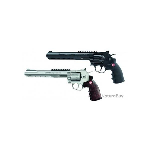 Rplique revolver Super Hawk 8 Pouces CO2	- Argent