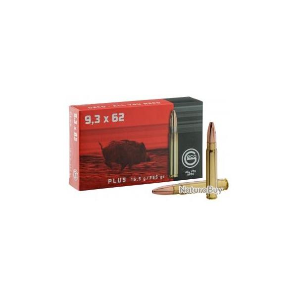 Munitions de grande chasse Geco 9.3 x 62 GECO Plus 255 grains