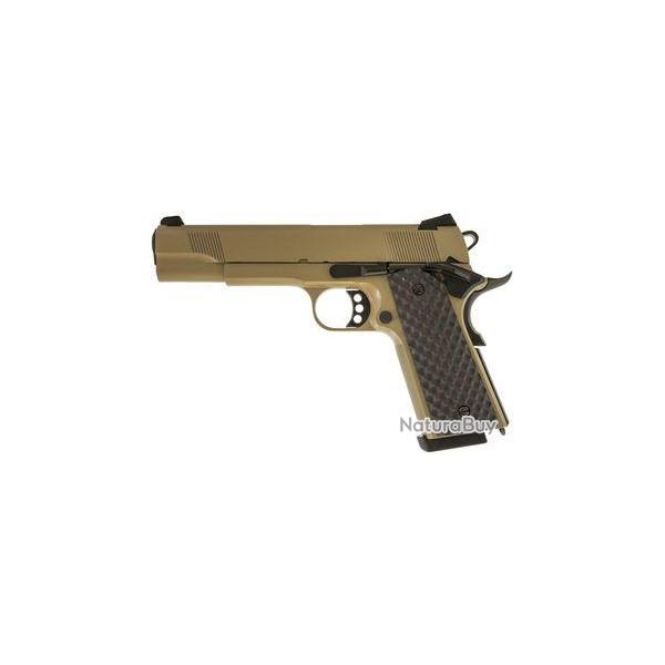 Rplique Nuprol GBB 1911 MEU Raven full metal gaz tan 1,0 J 