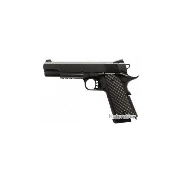 R�plique GBB 1911 MEU Rail Raven full metal gaz noir 1,0 joules