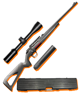 Carabine�<br/>+ Mod�rateur de son A-Tec wave�<br/>+ Lunette Hawke 3-9x40�<br/>+ Mallette Negrini